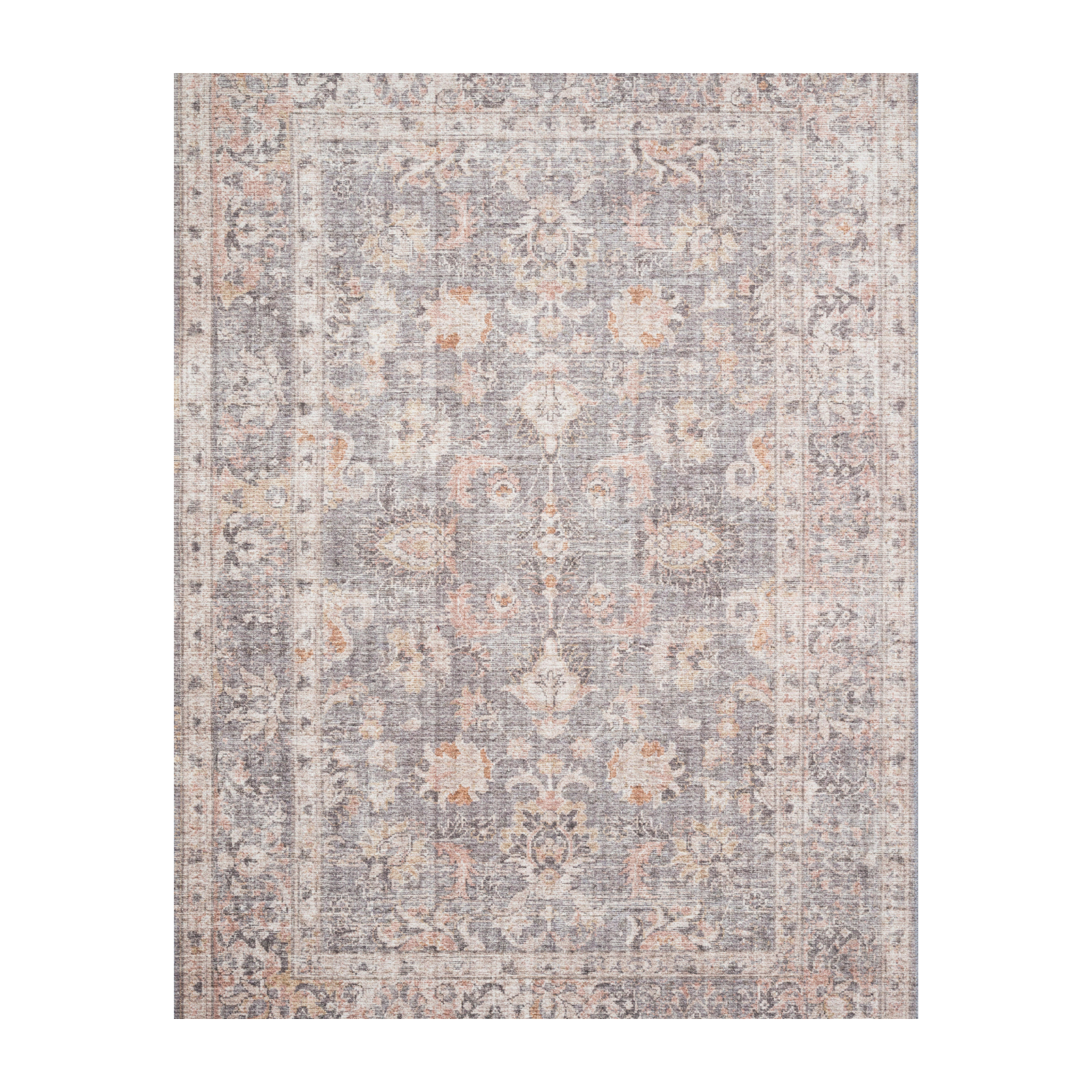 Loloi Skye Grey / Apricot RUGS - patterned Loloi
