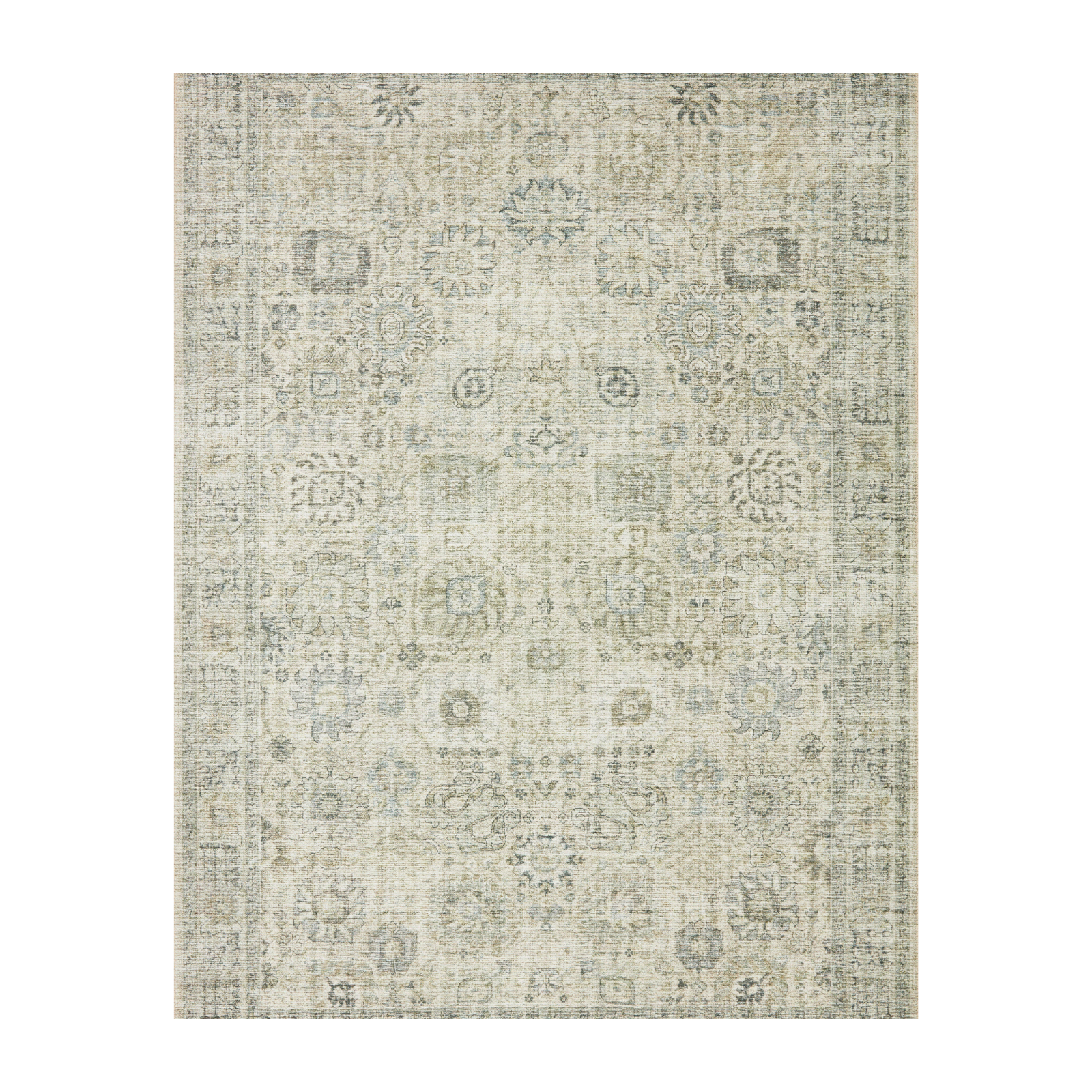 Loloi Skye Natural / Sage Rug 2-RUGS - patterned Loloi