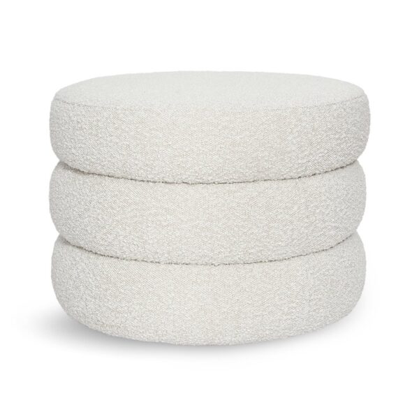 Fisher Ottoman - Boucle 6 - FURNITURE - ottoman Style in Form