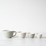 Stoneware Batter Bowl Measuring Cup Set measuring cups Creative Co-op (DYA)