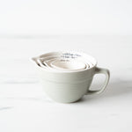 Stoneware Batter Bowl Measuring Cup Set measuring cups Creative Co-op (DYA)