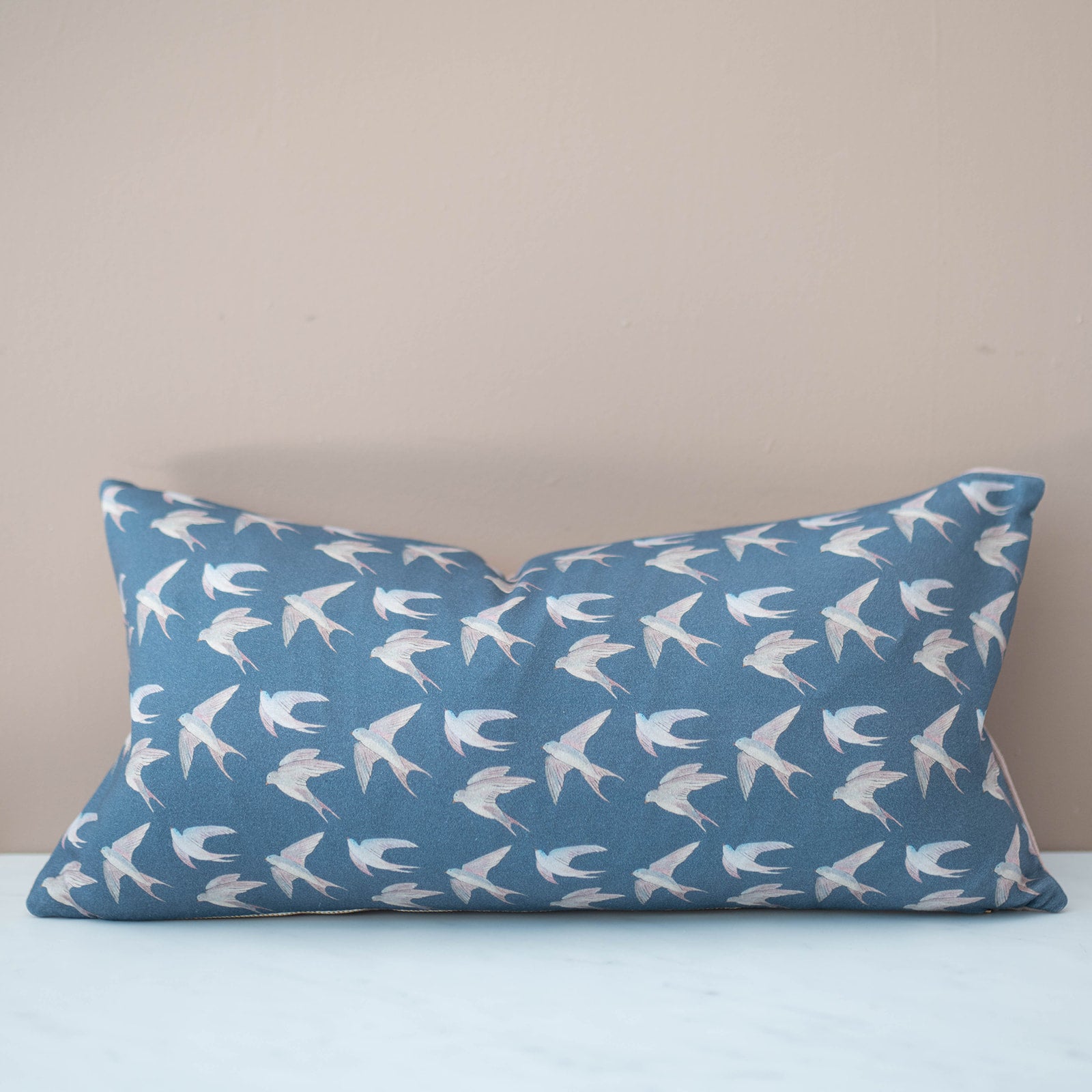 Swallows Pillow by Fox & Flax - Rug & Weave