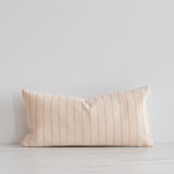 Terracotta Thai Woven Stripes Pillow Cover - Rug & Weave