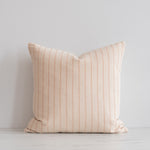 Terracotta Thai Woven Stripes Pillow Cover - Rug & Weave