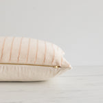 Terracotta Thai Woven Stripes Pillow Cover - Rug & Weave