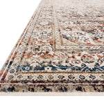 Loloi Theia Taupe / Brick Rug RUGS - patterned Loloi
