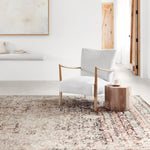 Loloi Theia Taupe / Brick Rug RUGS - patterned Loloi