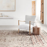 Loloi Theia Taupe / Brick Rug RUGS - patterned Loloi