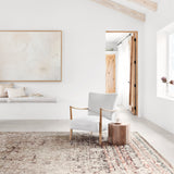 Loloi Theia Taupe / Brick Rug RUGS - patterned Loloi
