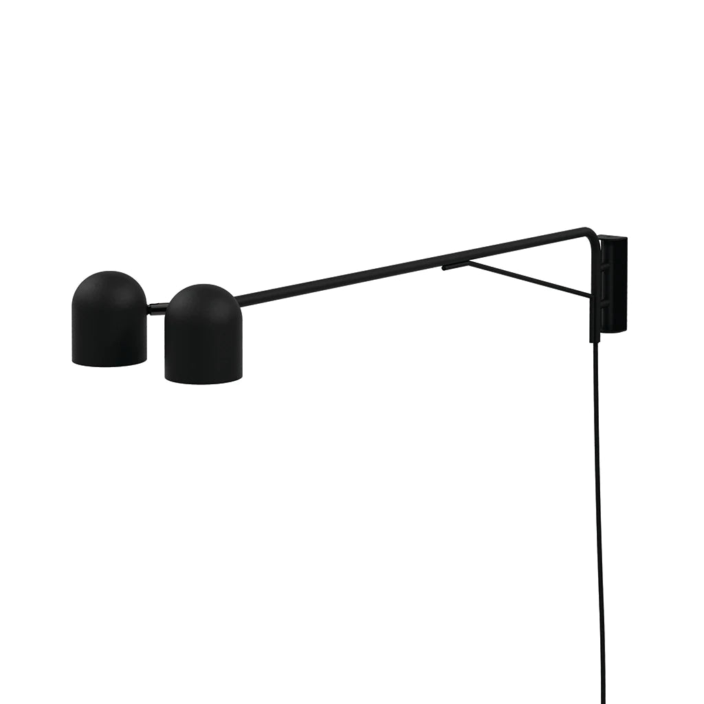 Gus* Modern Tandem Swing Arm Lamp - Rug & Weave