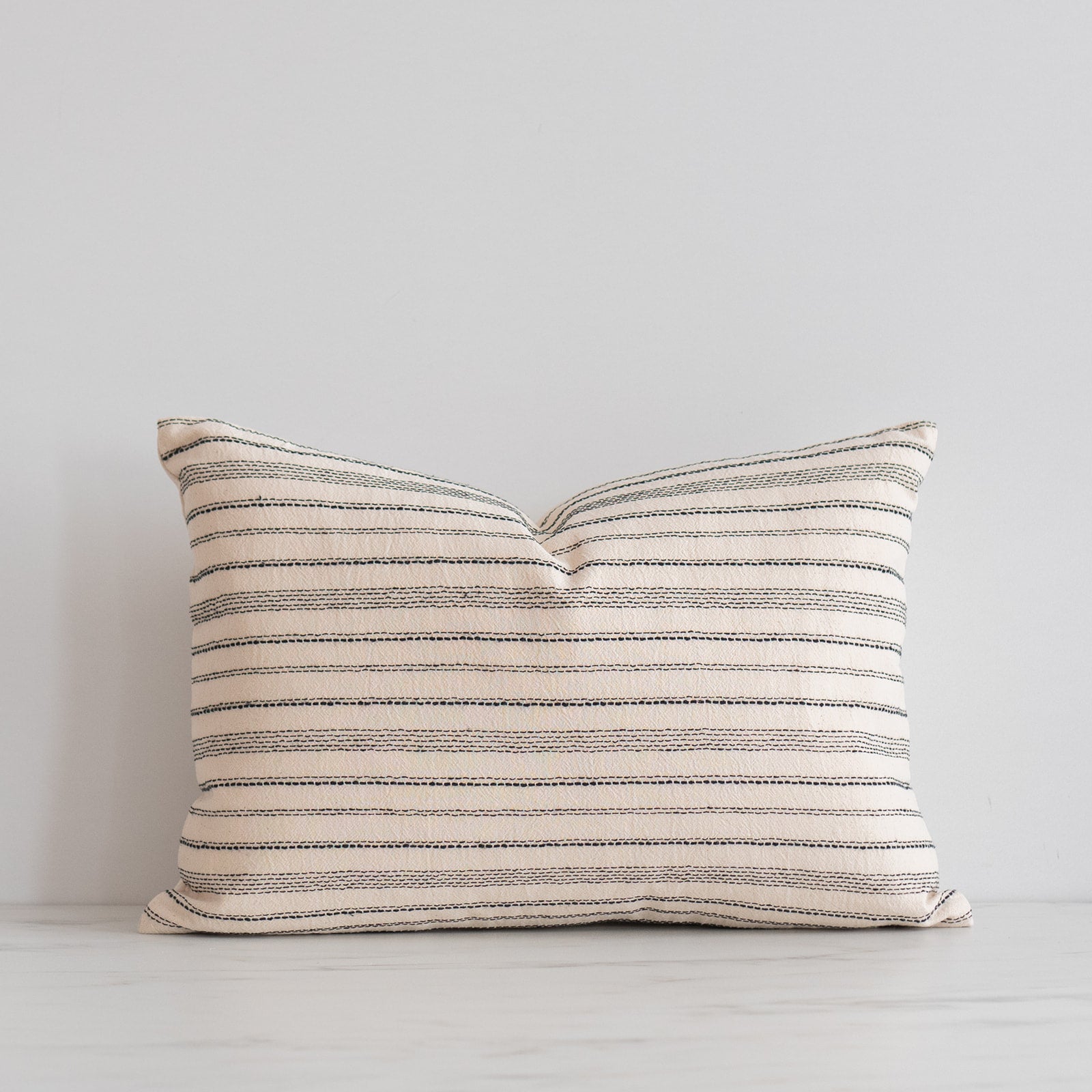 Thai Woven Stripes Pillow Cover - Rug & Weave