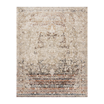Loloi Theia Taupe / Brick Rug RUGS - patterned Loloi