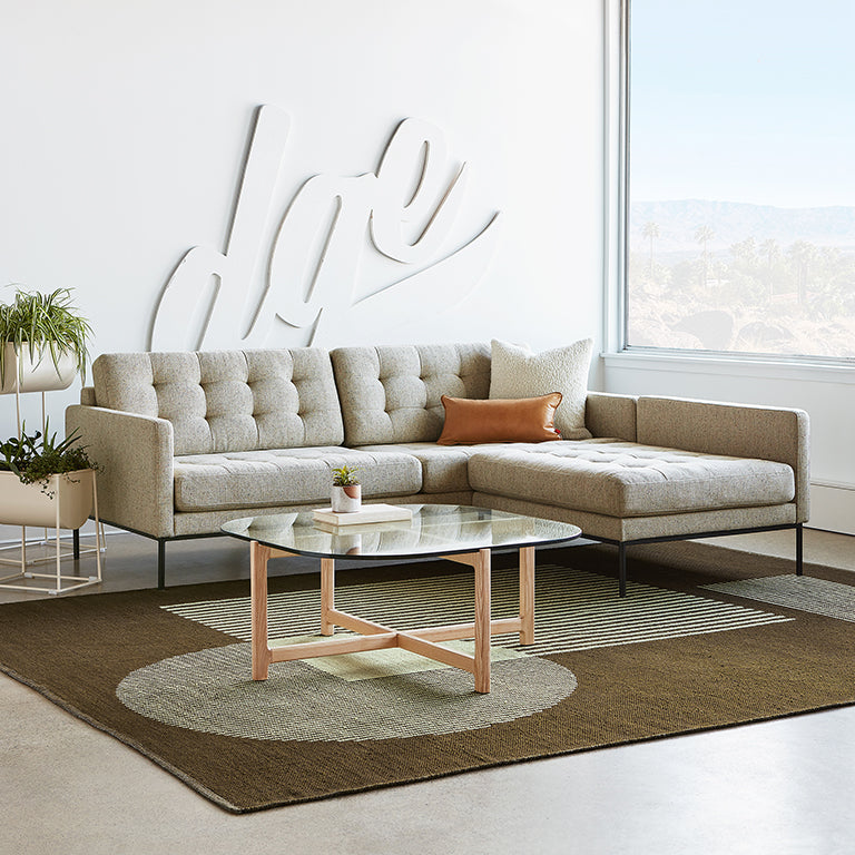 Gus* Modern Towne Bi-Sectional - Rug & Weave