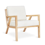 Gus* Modern Truss Lounge Chair 3 - FURNITURE - chair Gus Himalaya Cloud Natural Ash