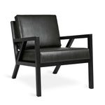 Gus* Modern Truss Lounge Chair 3 - FURNITURE - chair Gus Vegan Appleskin Leather Licorice Black Ash
