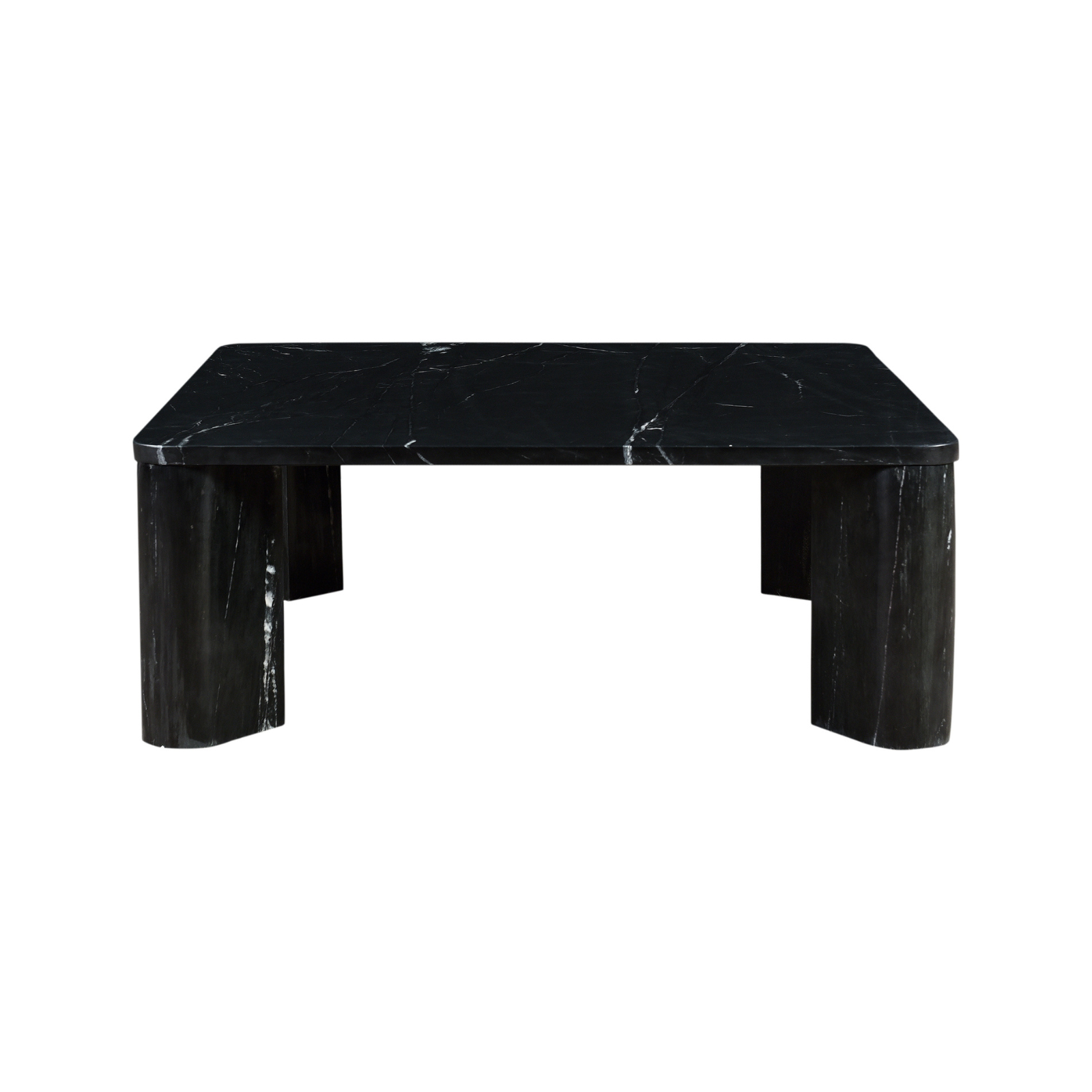 Parcel Coffee Table 4 - c - FURNITURE - coffee table - square Moe's Furniture Black