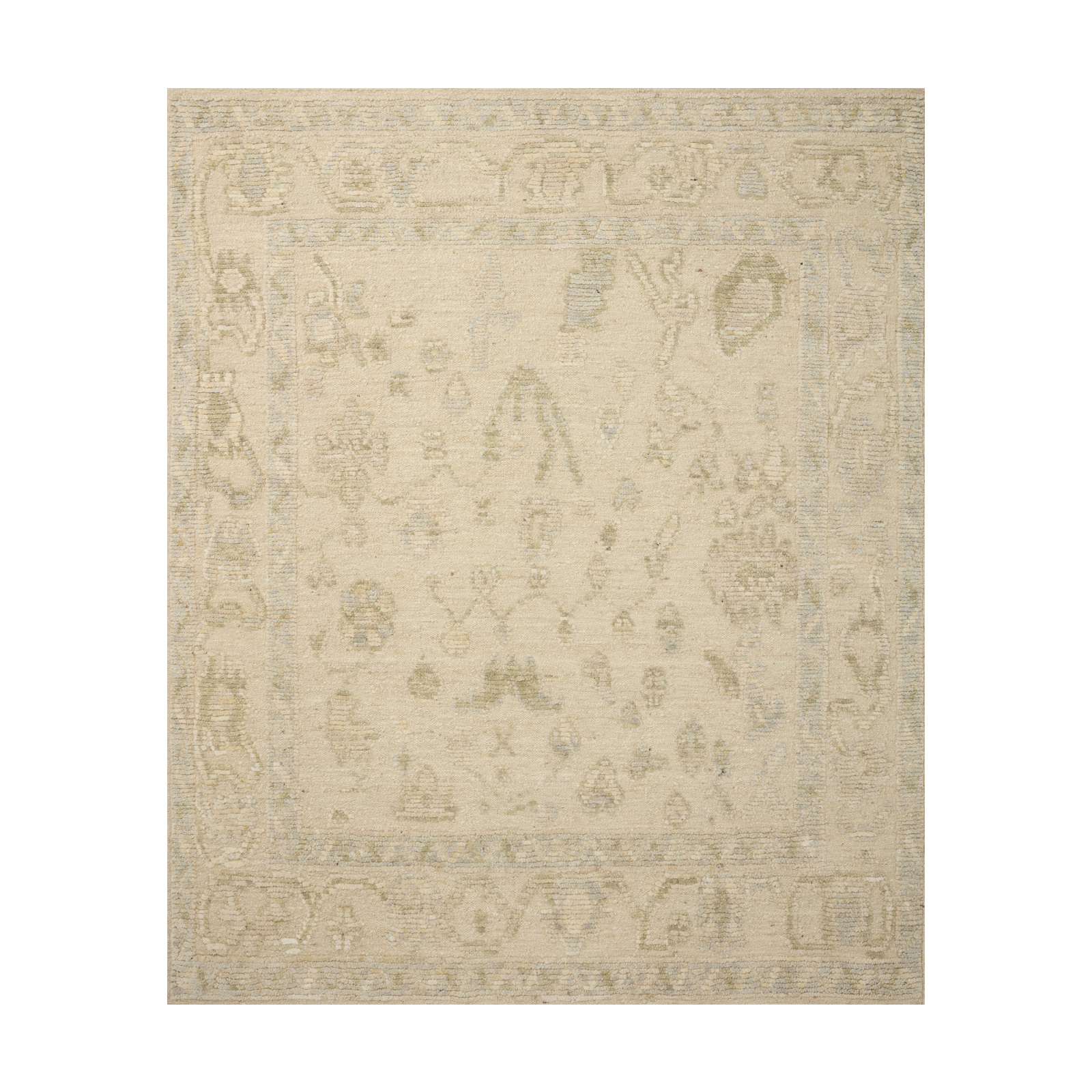 Loloi Emilia Ivory / Sage RUGS - wool Loloi
