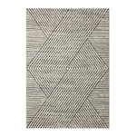Loloi Fabian Charcoal / Ivory Linear Rug 2-RUGS - patterned Loloi