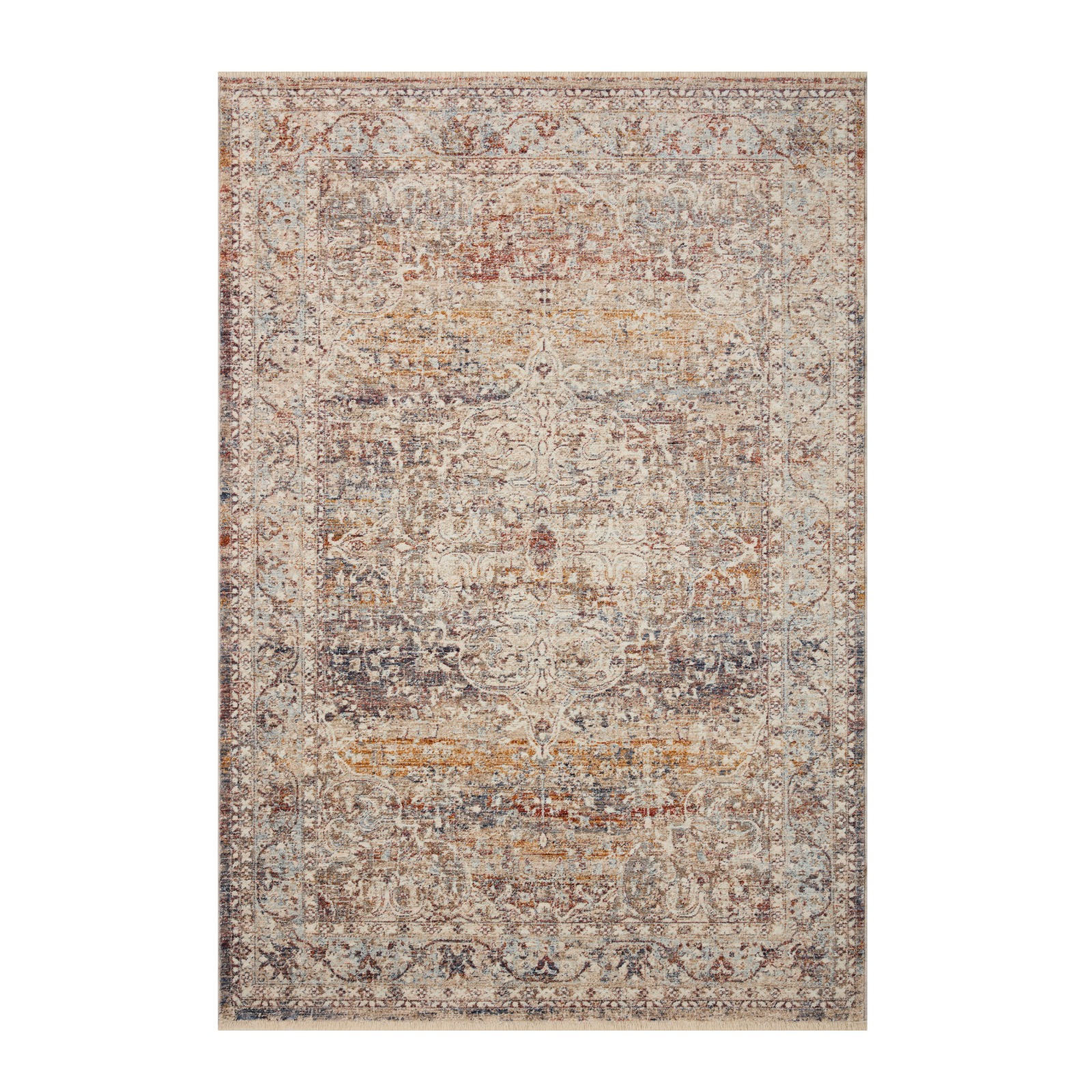 Loloi Sorrento Natural / Multi 2-RUGS-patterned Loloi