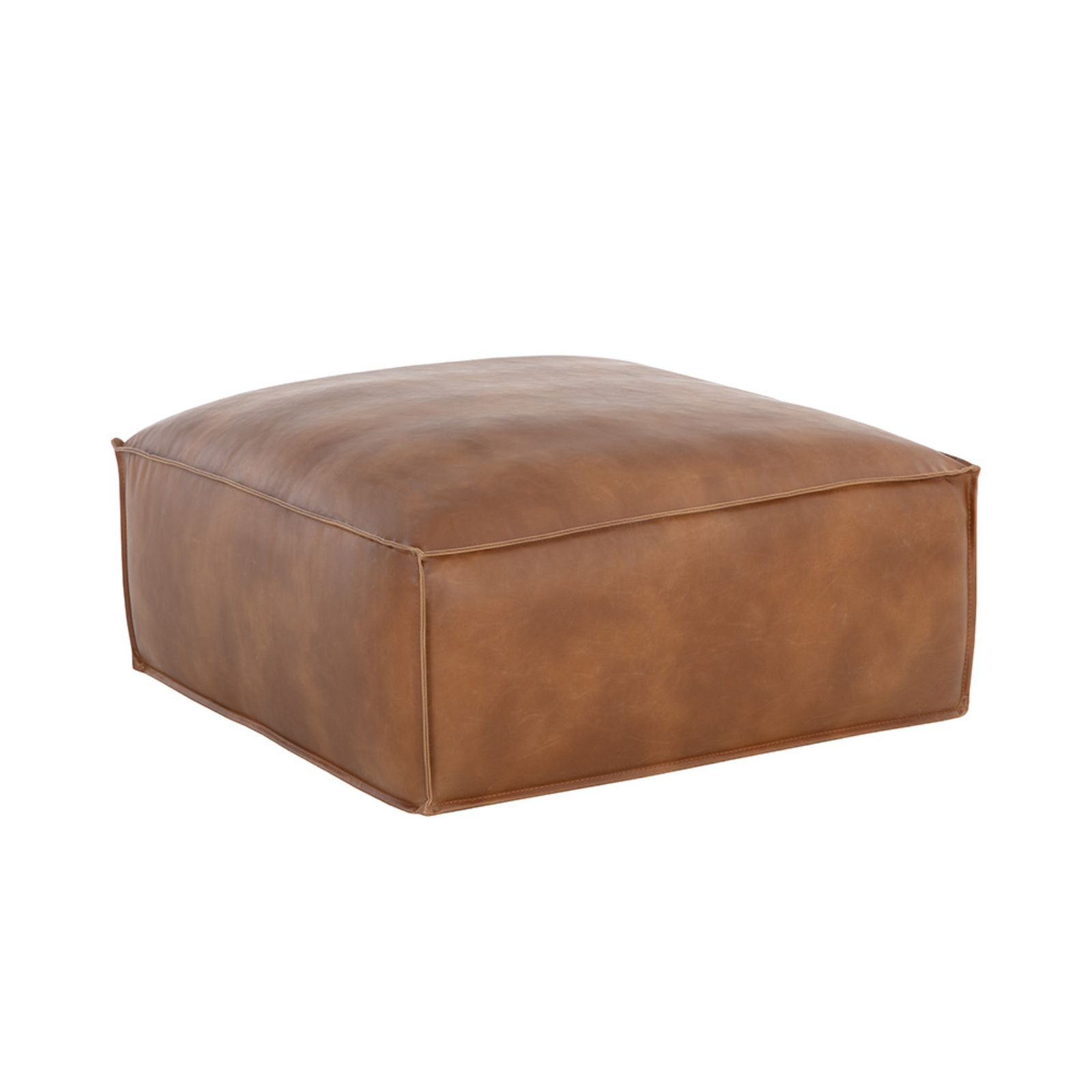 Kolb Ottoman - Tan 6 - FURNITURE - ottoman Sunpan