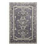 Rifle Paper Co. x Loloi Fiore Charcoal / White Rug 1-RUGS-patterned Loloi