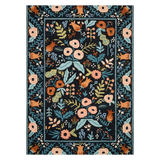 Rifle Paper Co. x Loloi Les Fleurs Black Rug 1-RUGS-wool rugs Loloi