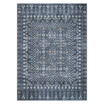 Rifle Paper Co. x Loloi Maison Rosette Blue Rug 1-patterned rugs Loloi