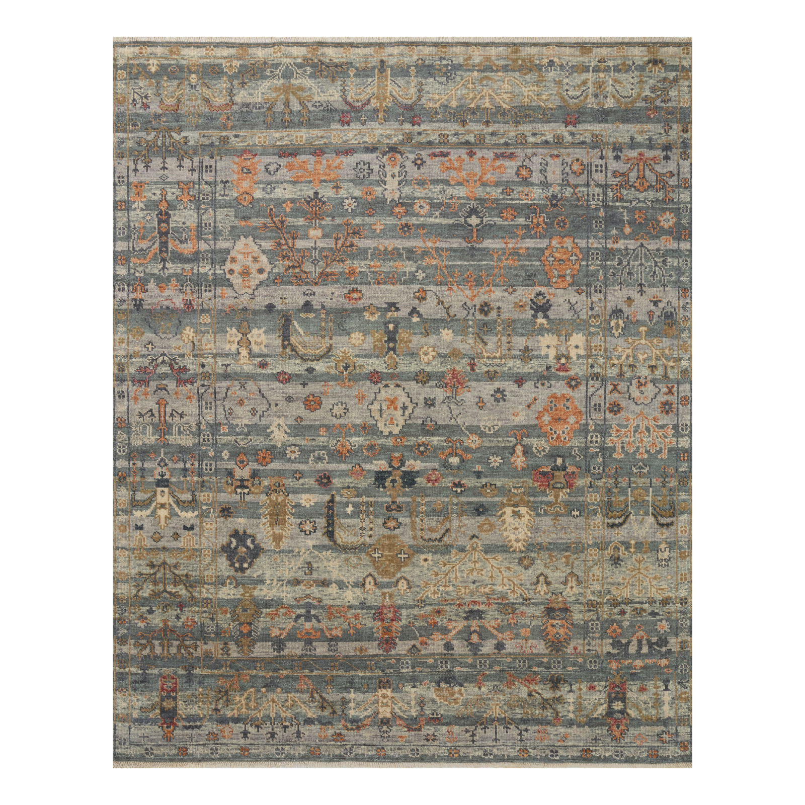 Loloi Dominic Slate / Multi Rug 3-natural fibre rugs Loloi
