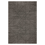 Loloi Kamala Charcoal / Ivory Rug 0-RUGS-patterned Loloi