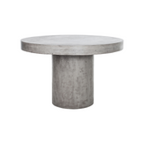 Cassi Outdoor Round Dining Table  - Grey