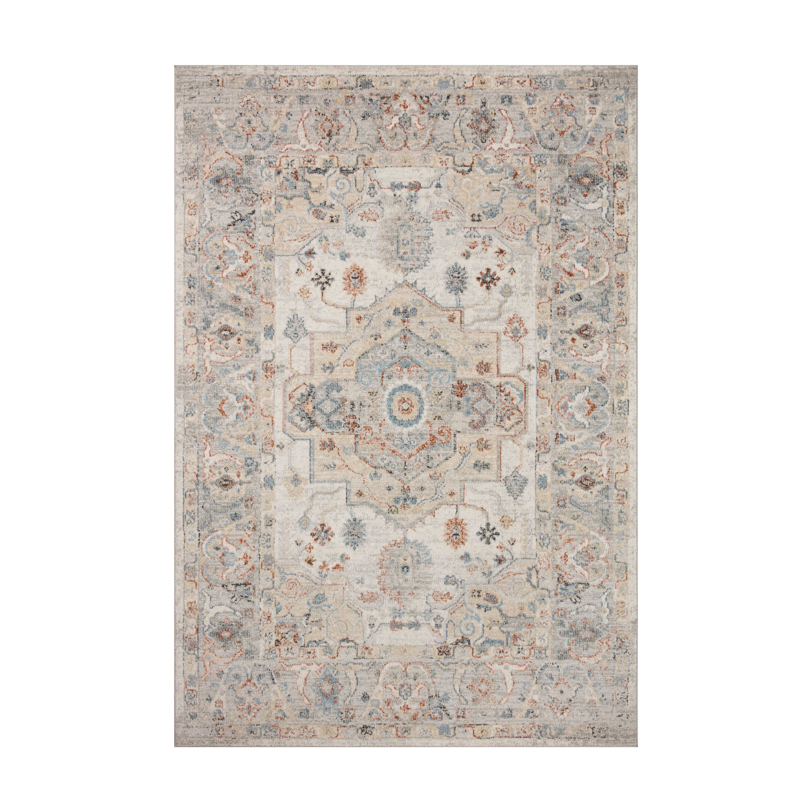 Loloi Odette Ivory / Multi Rug 0-RUGS-patterned Loloi