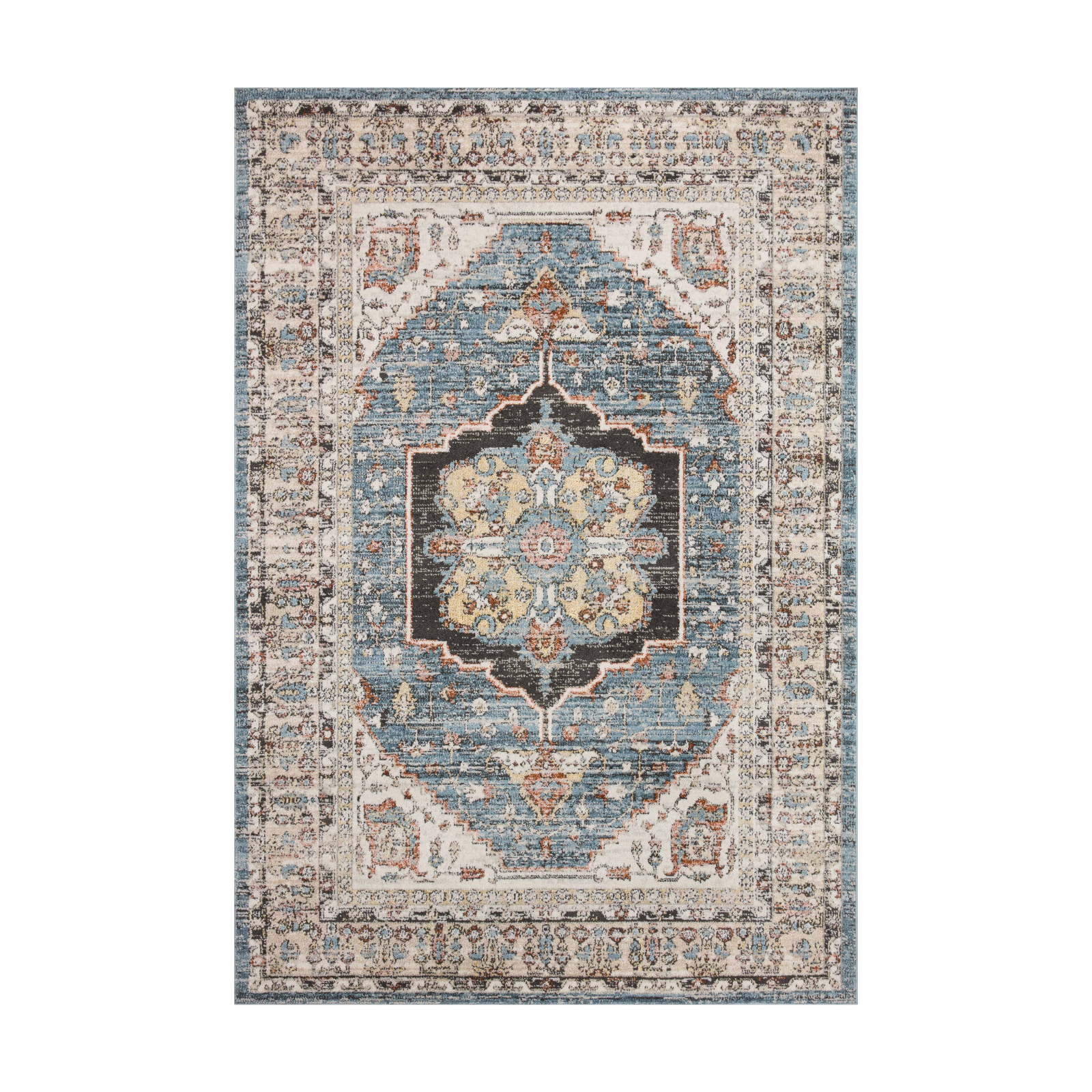 Loloi Odette Sky / Multi Rug 0-RUGS-patterned Loloi