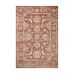 Loloi Odette Rust / Ivory Rug 0-RUGS-patterned Loloi