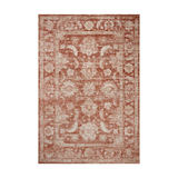 Loloi Odette Rust / Ivory Rug 0-RUGS-patterned Loloi