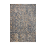 Loloi Indra Graphite / Sunset Rug 0-RUGS-patterned Loloi