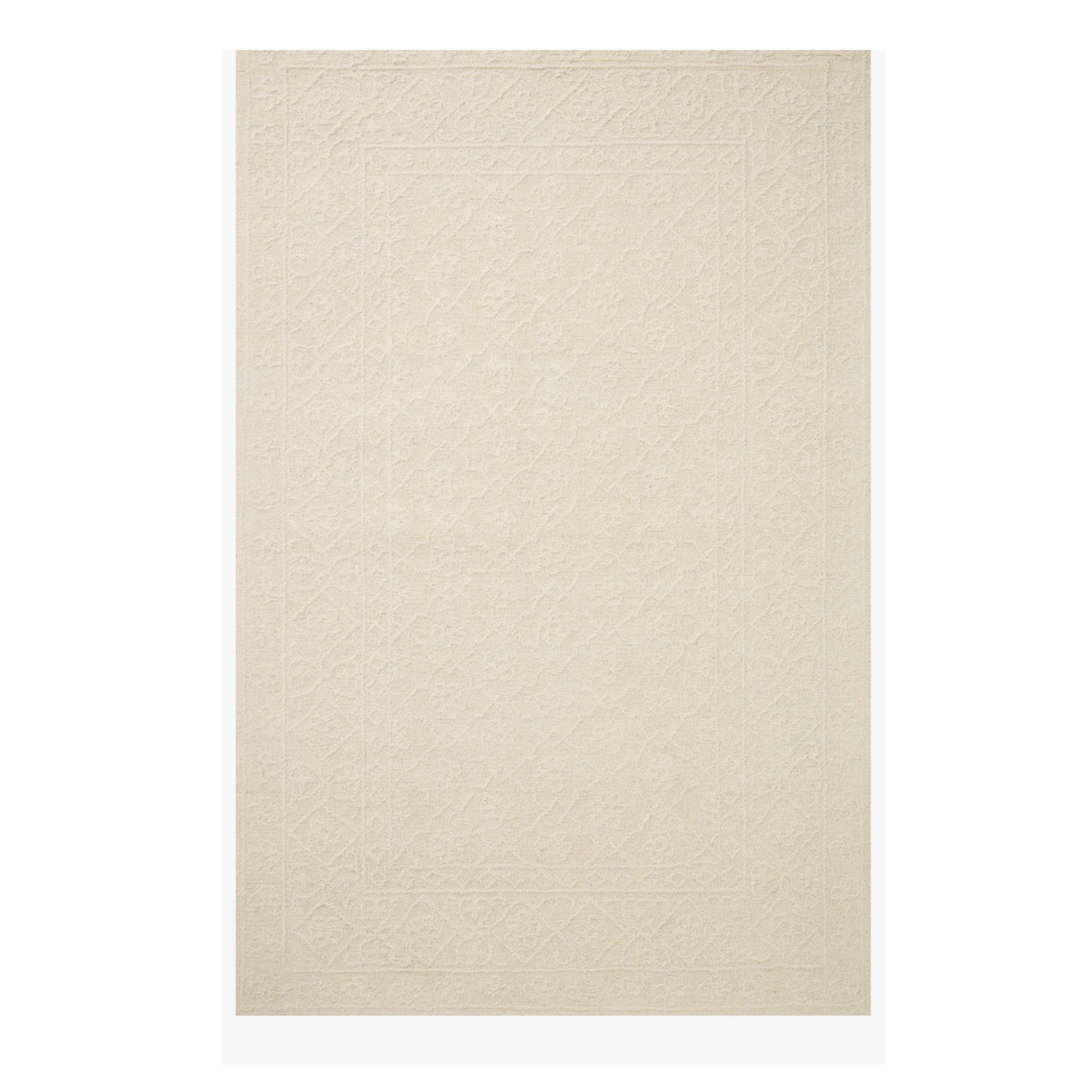 Loloi Cecelia Ivory / Ivory Rug RUGS - wool Loloi