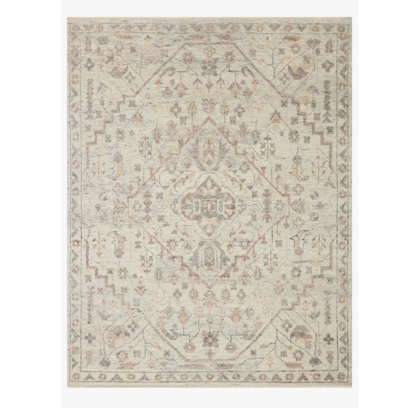 Loloi Marco Ivory / Taupe Rug RUGS - wool Loloi