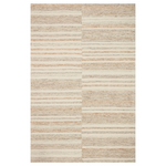 Chris Loves Julia x Loloi Chris Ivory / Clay Rug 1-RUGS Loloi