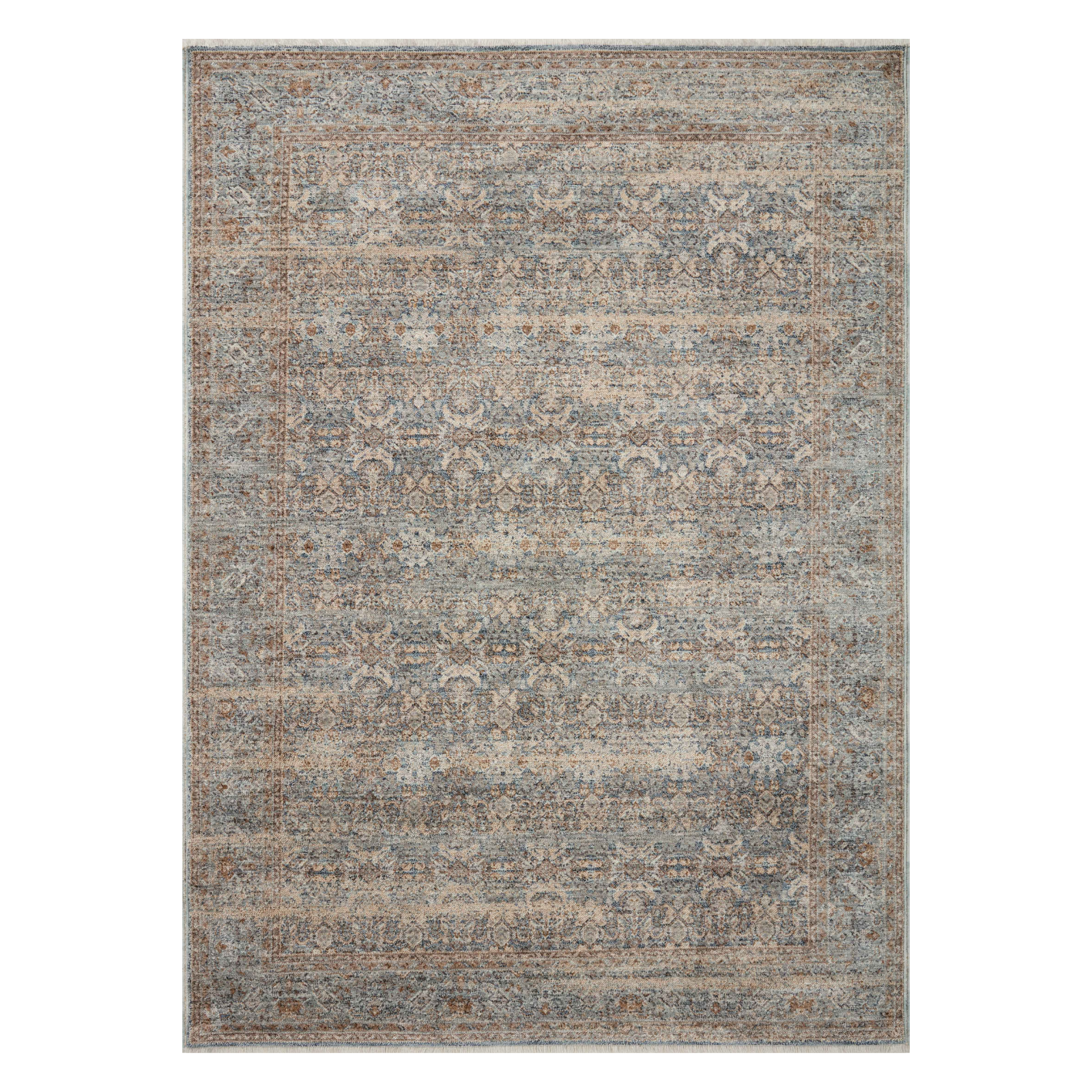 Angela Rose x Loloi Blake Ocean/ Mocha Rug - Rug & Weave