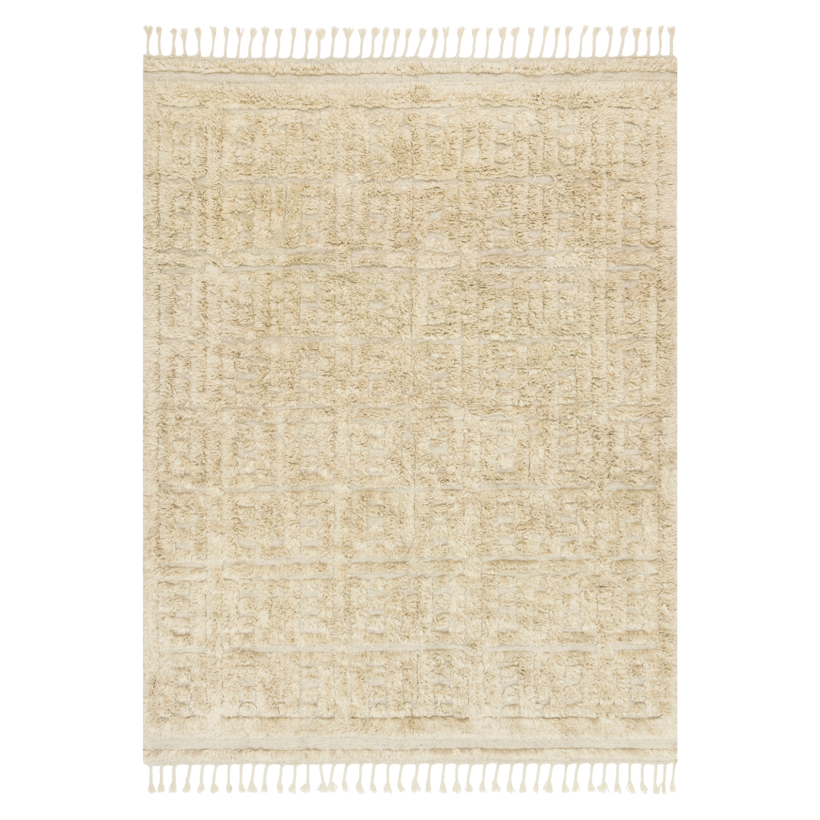 Loloi Hygge Oatmeal / Sand Rug 2-RUGS - wool Rug & Weave