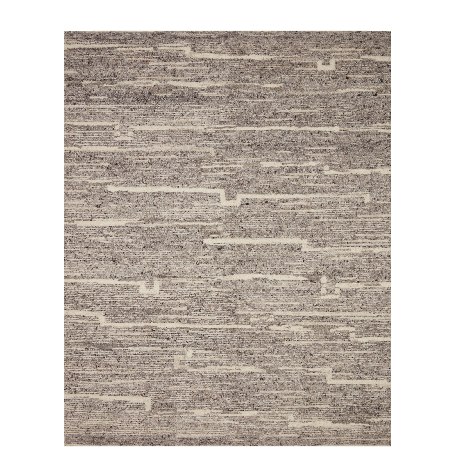 Loloi Rayan Charcoal / Ivory 2-RUGS - patterned Rug & Weave