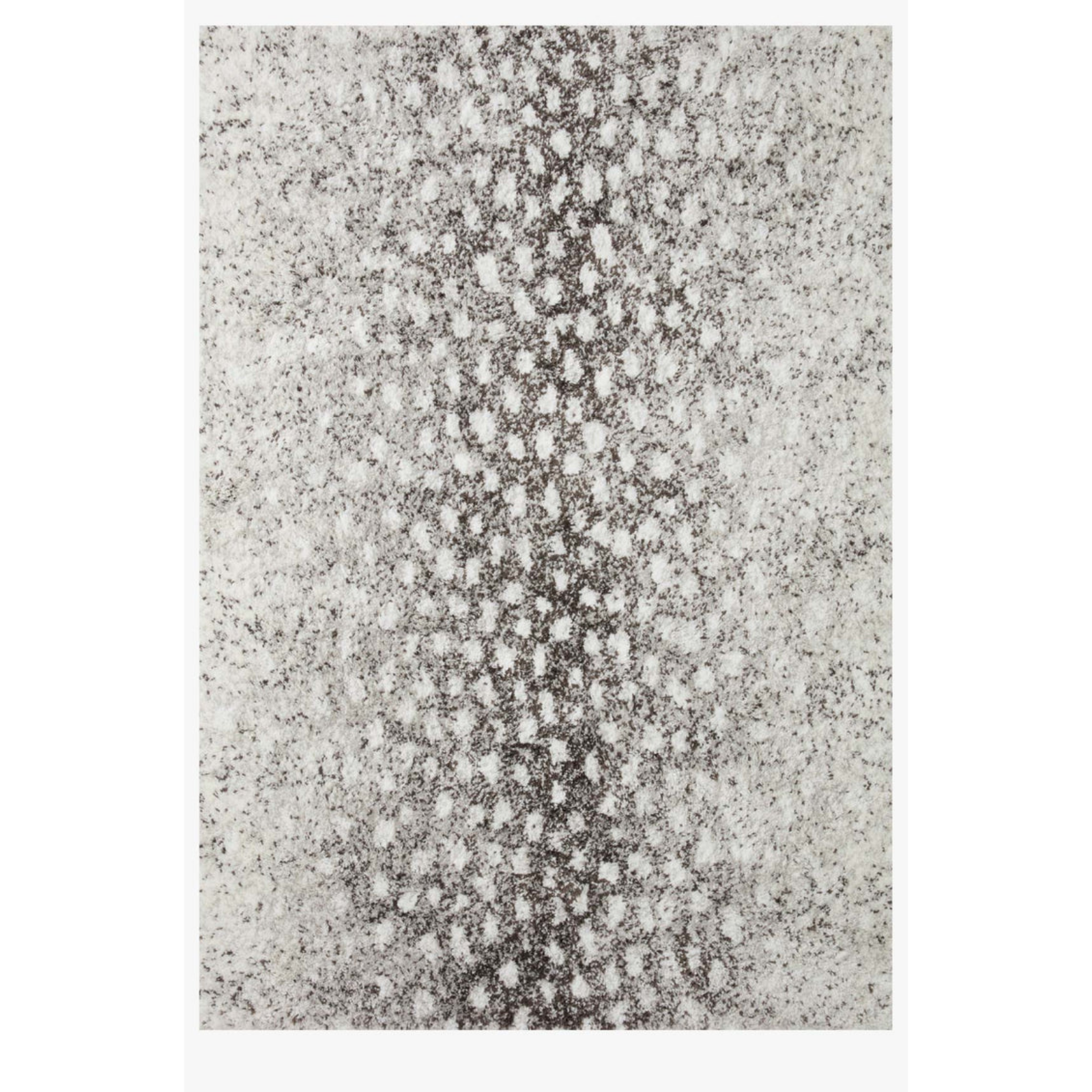 Loloi Bliss Shag Grey / White Rug - Rug & Weave