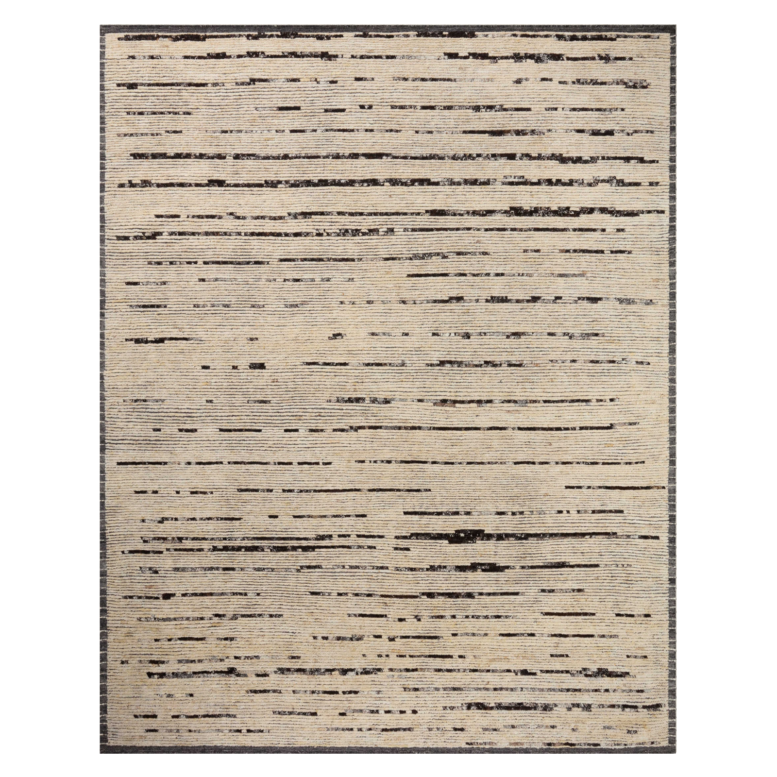 Amber Lewis x Loloi Briyana Natural / Black 1-natural fibre rugs Loloi
