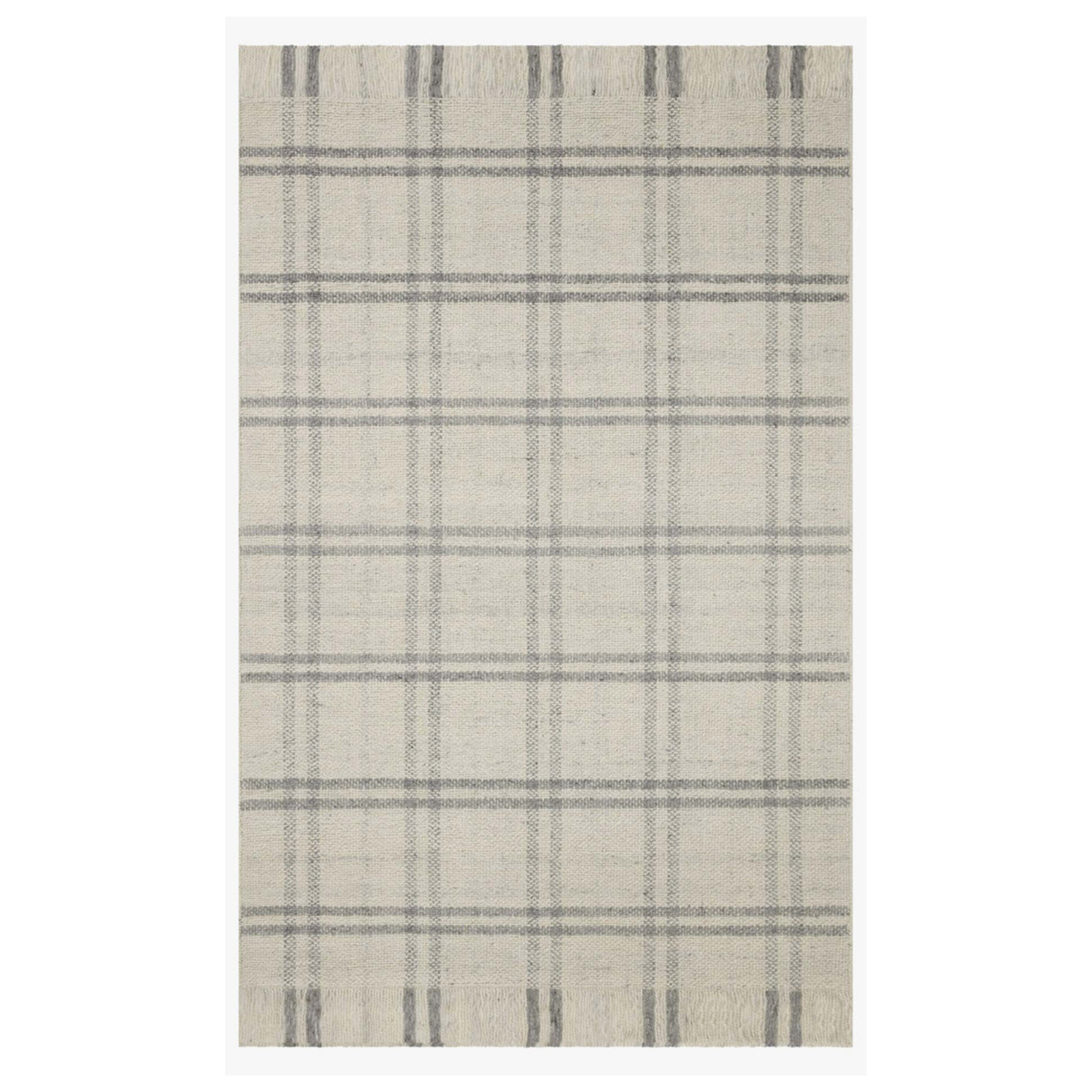 Loloi Caleb Natural / Grey Rug 0- RUGS - wool Loloi