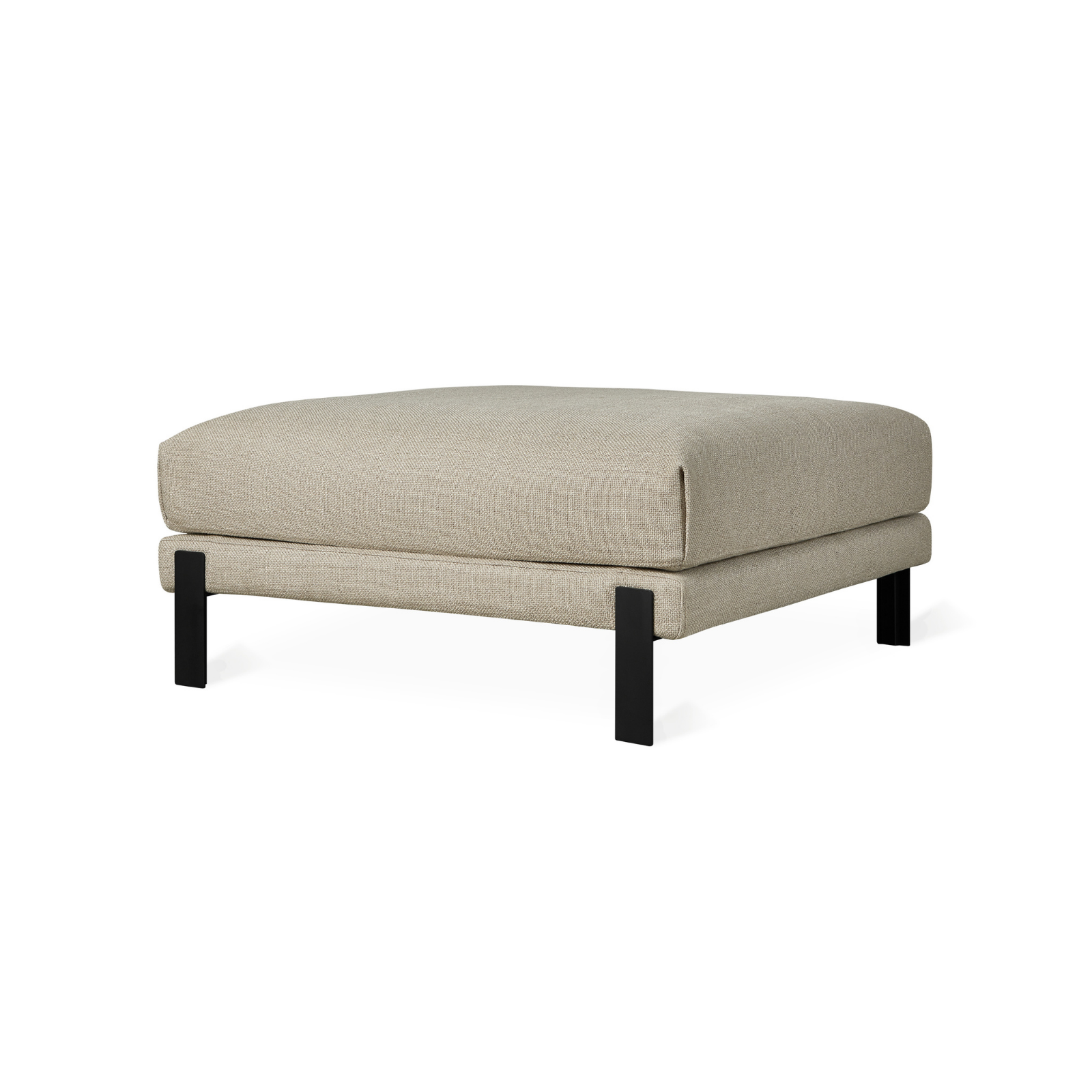 Gus* Modern Silverlake Ottoman 6 - FURNITURE - ottoman Gus Andorra Almond