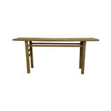 Drew Reclaimed Wood Console Table - Natural 5-VINTAGE -cabinet Hauer Market