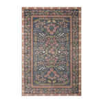 Rifle Paper Co. X Loloi/ Fiore Navy/ Rust Rug 3 - RUGS - patterned Loloi