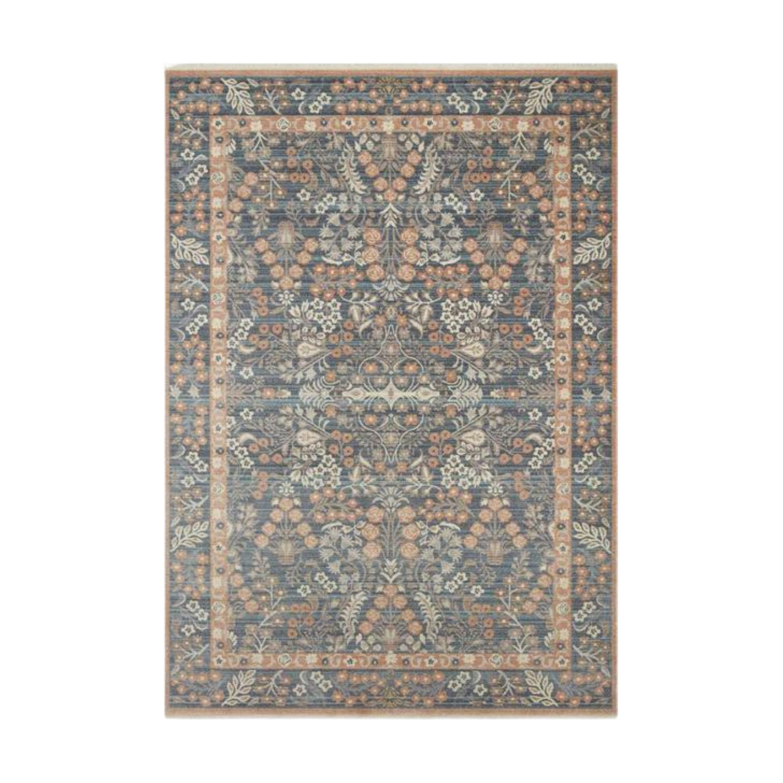 Rifle Paper Co. X Loloi/ Holland Lotte Navy Rug - Rug & Weave