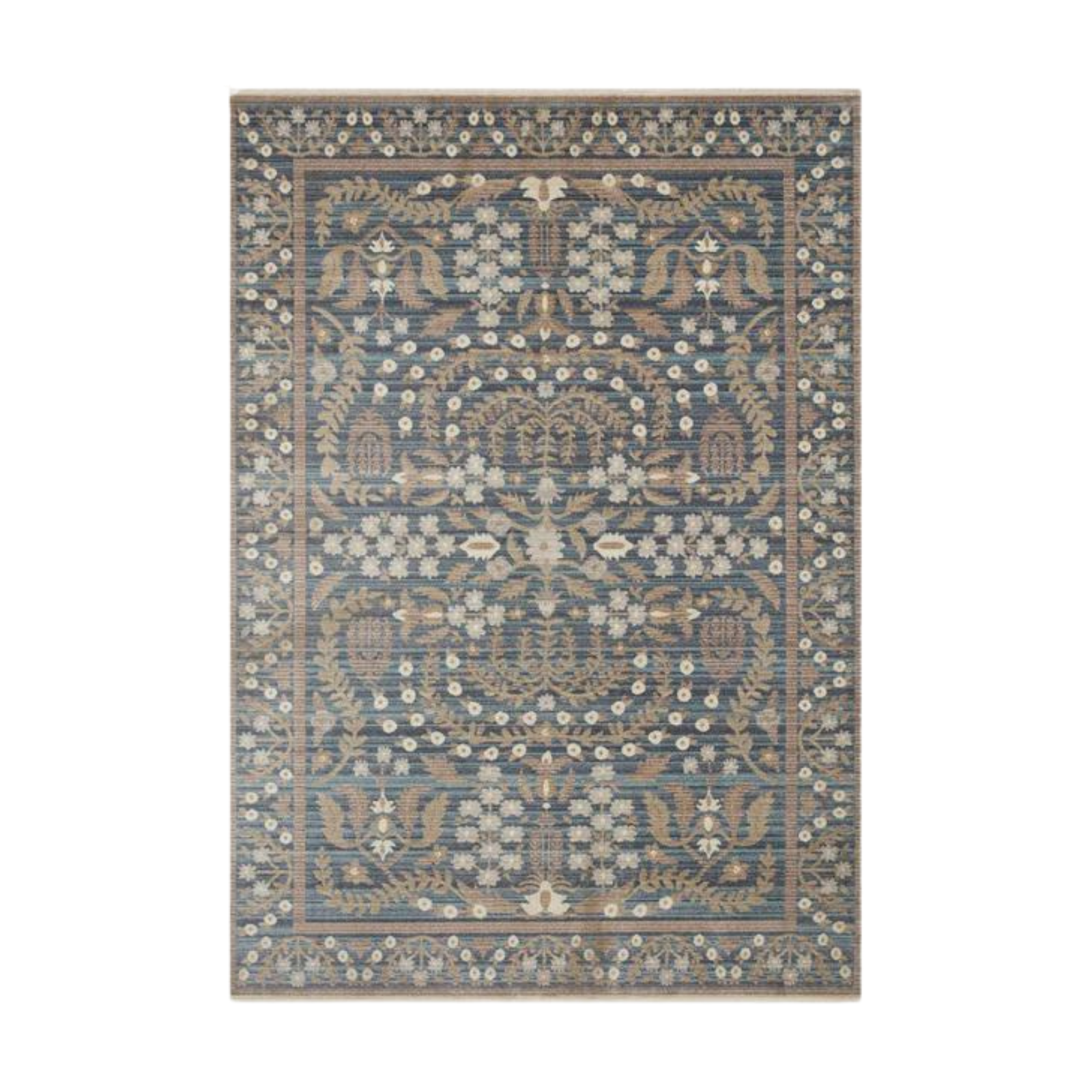 Rifle Paper Co. X Loloi/ Holland Anika Navy Rug - Rug & Weave