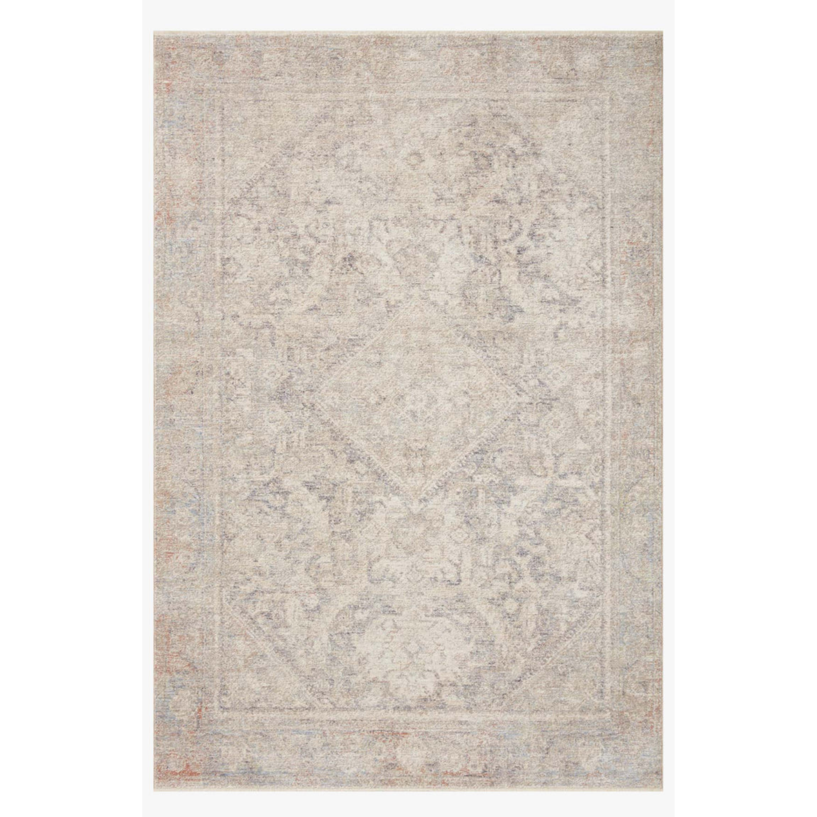 Loloi Carlisle Slate / Ivory Rug RUGS - vintage inspired Loloi